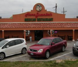 Menus Of Texas - Mama Juanitas Mexican Restaurant - Huntsville